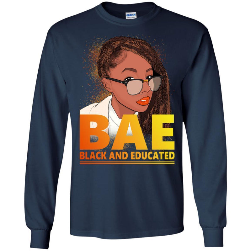 Black And Educated Funny BAE T-shirts for Queens CustomCat