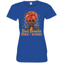 Black Beautiful Brave and Blessed Beautiful T-shirts for Black Girls CustomCat