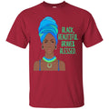 Black Beautiful Brave And Blessed Black History Month T-Shirt for Women African Pride Shirts CustomCat