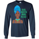 Black Beautiful Brave And Blessed Black History Month T-Shirt for Women African Pride Shirts CustomCat