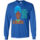 Black Beautiful Brave And Blessed Black History Month T-Shirt for Women African Pride Shirts CustomCat