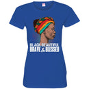 Black Beautiful Brave and Blessed T-shirts for Queens CustomCat