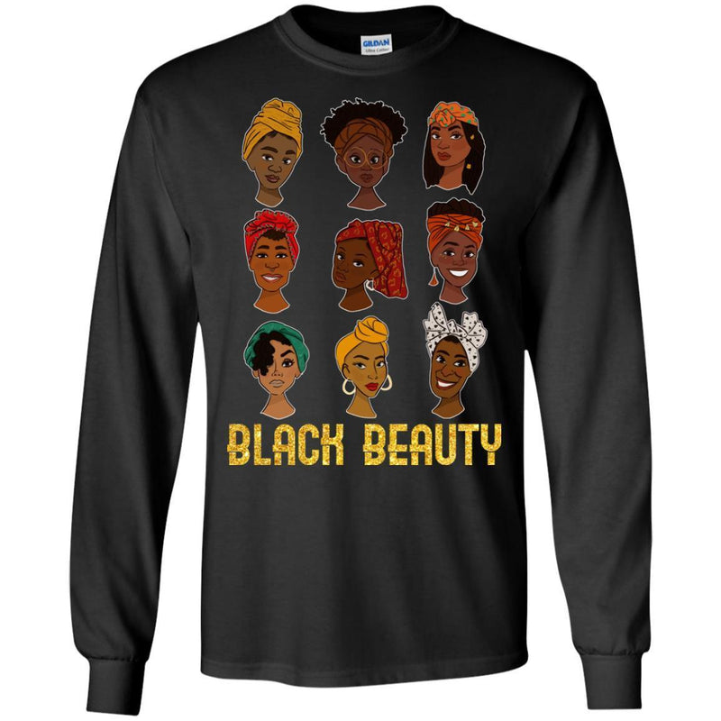 Black Beauty Funnt T-shirts CustomCat