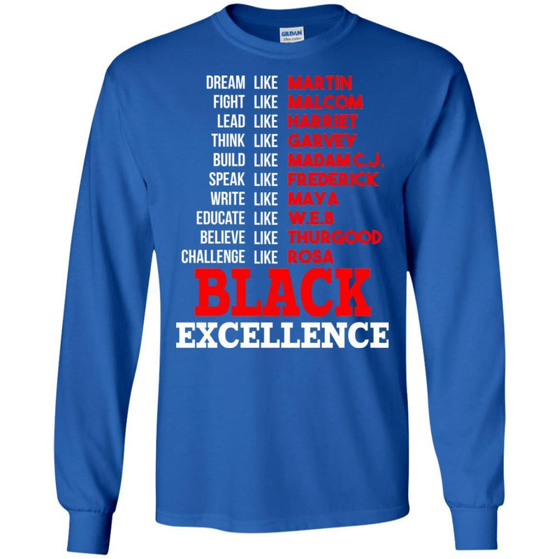 Black Excellence Funny T-shirts CustomCat