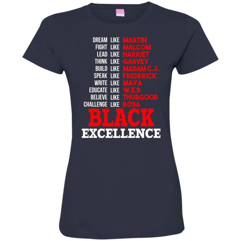 Black Excellence Funny T-shirts CustomCat