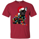 Black French Bulldog Light Around Body Funny Gift Lover Dog Tee Shirt CustomCat