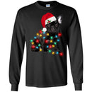 Black French Bulldog Light Around Body Funny Gift Lover Dog Tee Shirt CustomCat