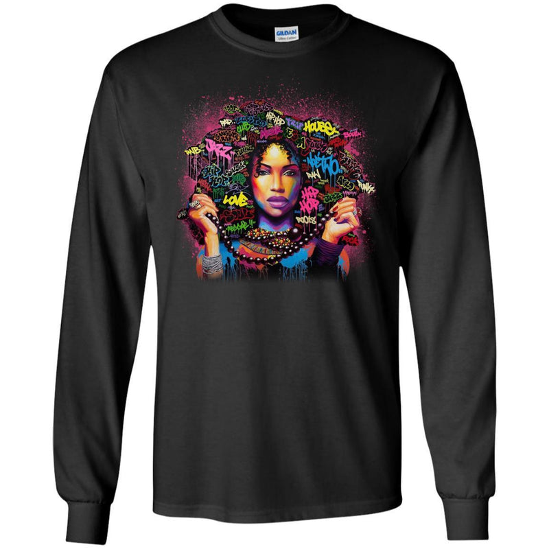 Black Girl Black History Month T-Shirt African American Beautiful Girl Tees Funny Gift CustomCat
