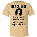 Black Girl If My Mouth CustomCat