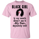 Black Girl If My Mouth CustomCat