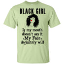 Black Girl If My Mouth CustomCat