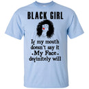 Black Girl If My Mouth CustomCat