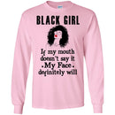 Black Girl If My Mouth CustomCat