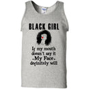 Black Girl If My Mouth CustomCat