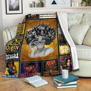 Black Girl My Roots African American Fleece Blanket interestprint