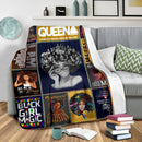 Black Girl My Roots Fleece Blanket interestprint