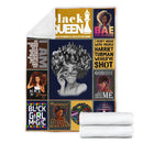 Black Girl My Roots Fleece Blanket interestprint