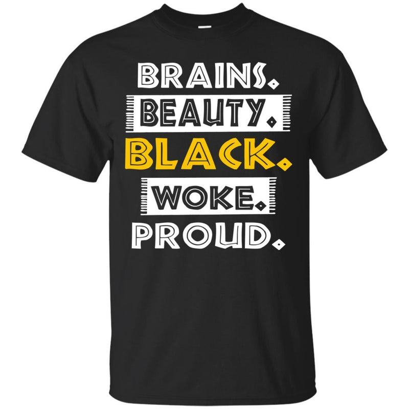 Black Girl -Shirt Dashiki Pride T Shirt Black Woke Proud Melanin Shirt Gift Shirts CustomCat