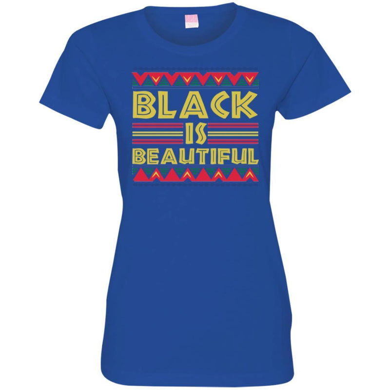 Black Girl T-Shirt Black Is Beautiful African American Black History Month for Men & Women Tee Shirts CustomCat