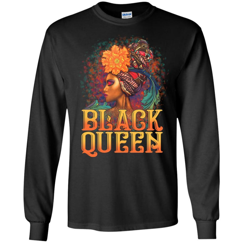 Black Girl T-Shirt Black Queen The Most Powerful Piece In The Game Beautiful Girl Tees Gift Shirts CustomCat