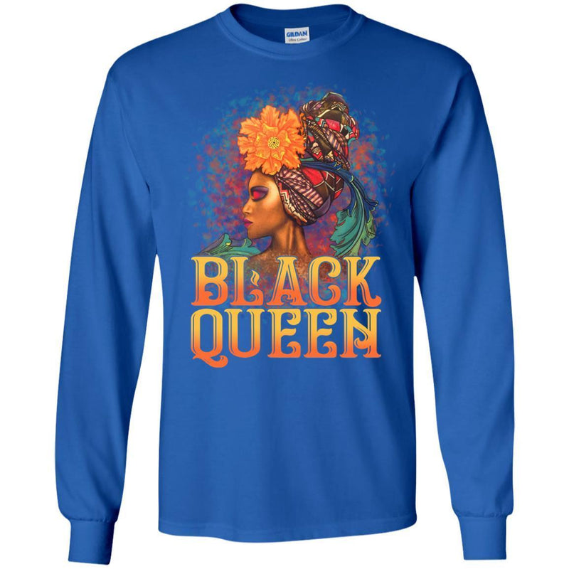 Black Girl T-Shirt Black Queen The Most Powerful Piece In The Game Beautiful Girl Tees Gift Shirts CustomCat