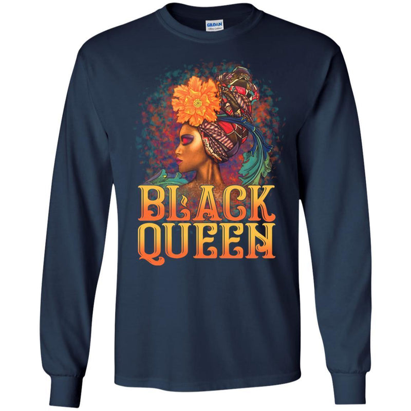 Black Girl T-Shirt Black Queen The Most Powerful Piece In The Game Beautiful Girl Tees Gift Shirts CustomCat