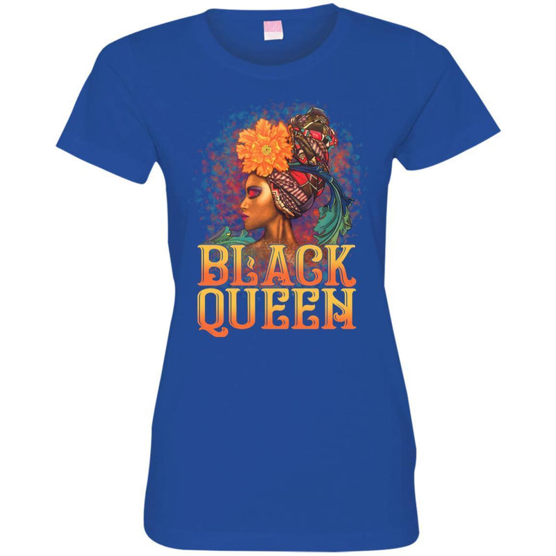 Black Girl T-Shirt Black Queen The Most Powerful Piece In The Game Beautiful Girl Tees Gift Shirts CustomCat