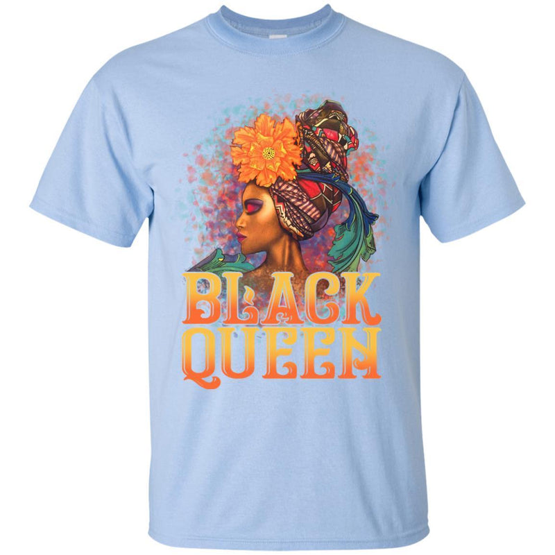 Black Girl T-Shirt Black Queen The Most Powerful Piece In The Game Beautiful Girl Tees Gift Shirts CustomCat
