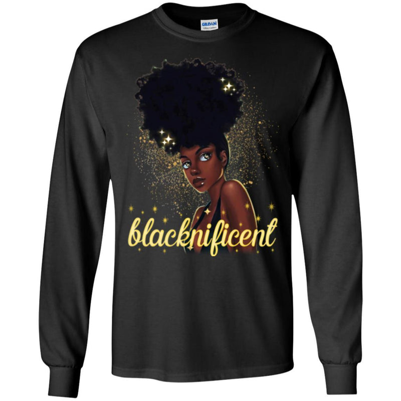 Black Girl T-Shirt Blacknificent Pride History Month Tees Gift Shirts CustomCat