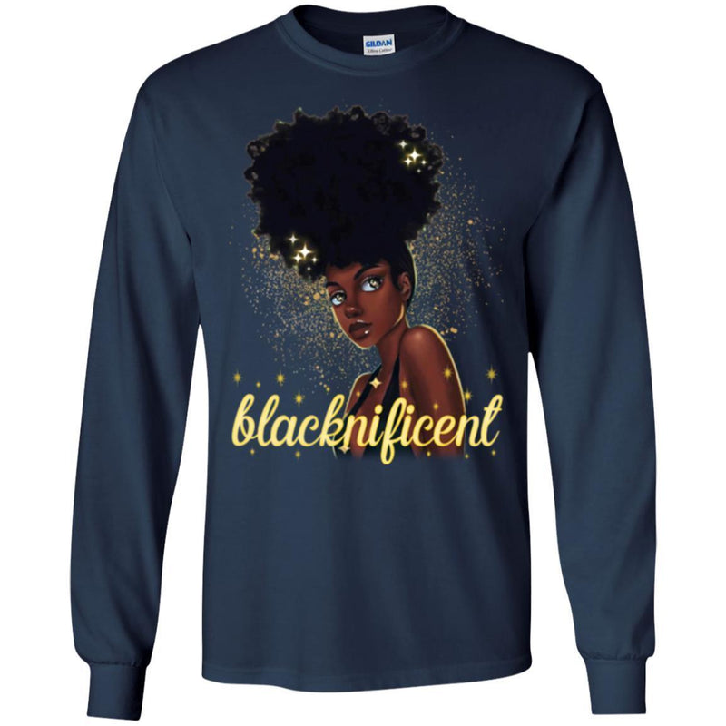 Black Girl T-Shirt Blacknificent Pride History Month Tees Gift Shirts CustomCat