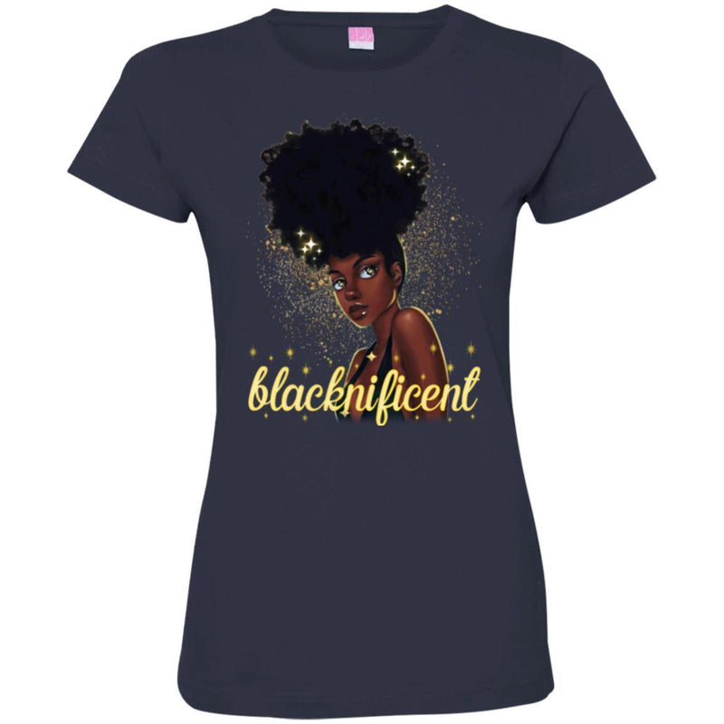 Black Girl T-Shirt Blacknificent Pride History Month Tees Gift Shirts CustomCat