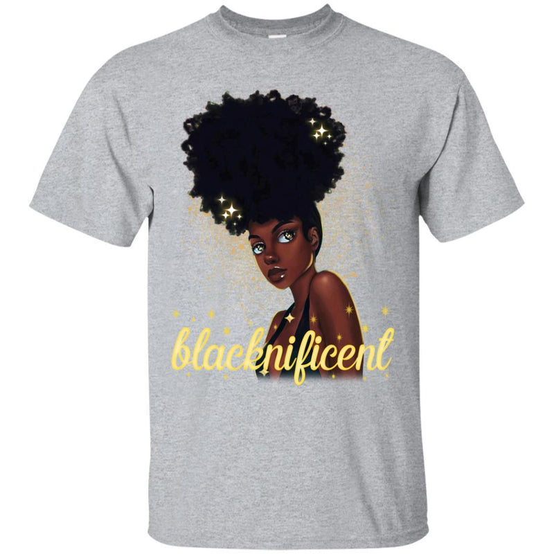 Black Girl T-Shirt Blacknificent Pride History Month Tees Gift Shirts CustomCat