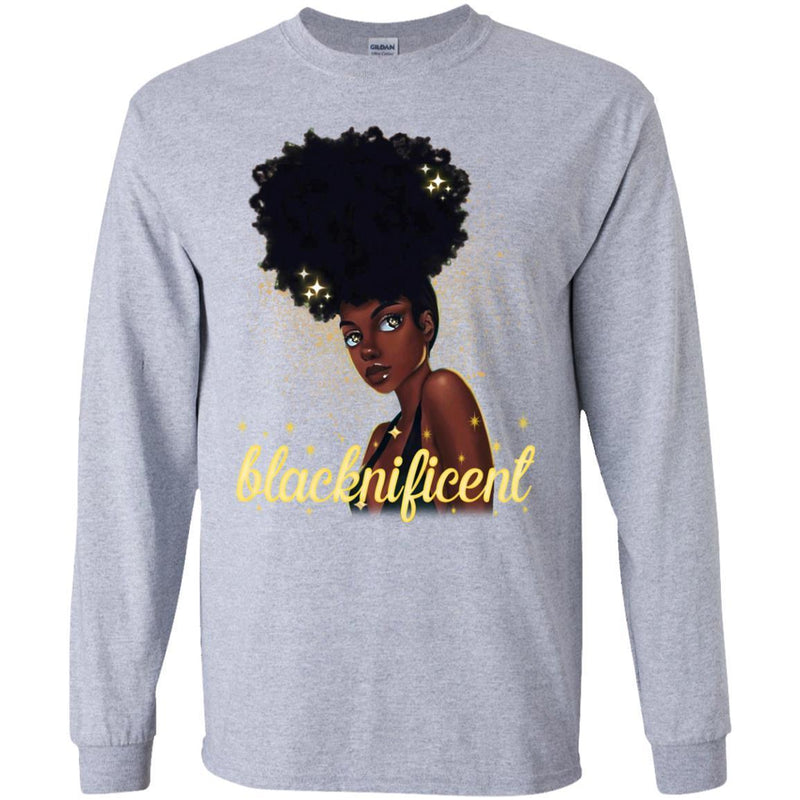 Black Girl T-Shirt Blacknificent Pride History Month Tees Gift Shirts CustomCat