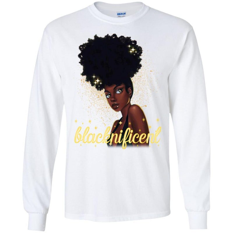 Black Girl T-Shirt Blacknificent Pride History Month Tees Gift Shirts CustomCat