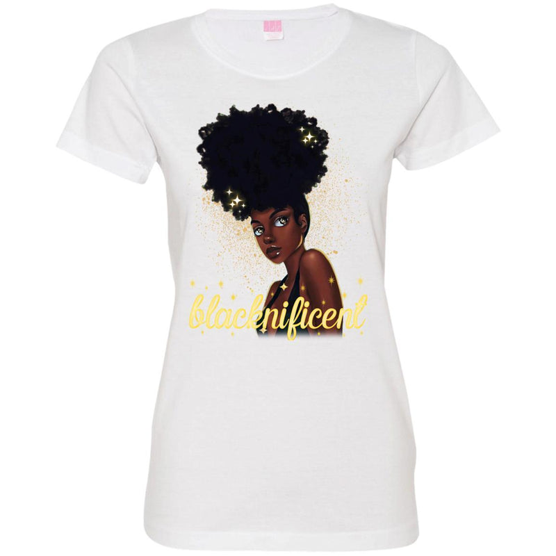 Black Girl T-Shirt Blacknificent Pride History Month Tees Gift Shirts CustomCat