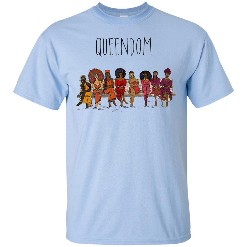 Black Girl T-Shirt Queendom Empowered Clothing For Women Shirts CustomCat