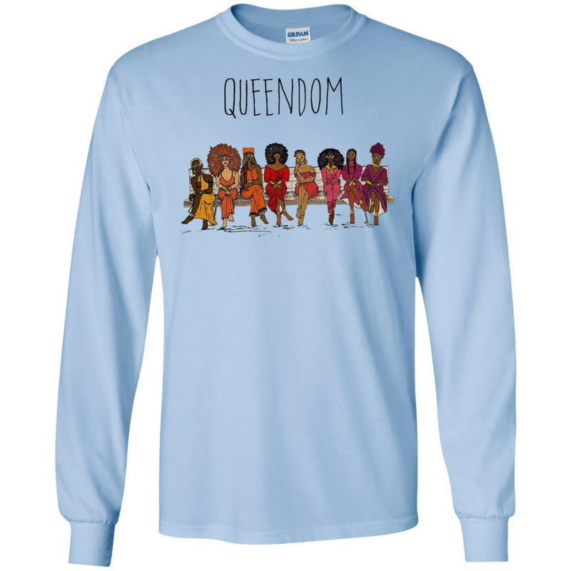 Black Girl T-Shirt Queendom Empowered Clothing For Women Shirts CustomCat