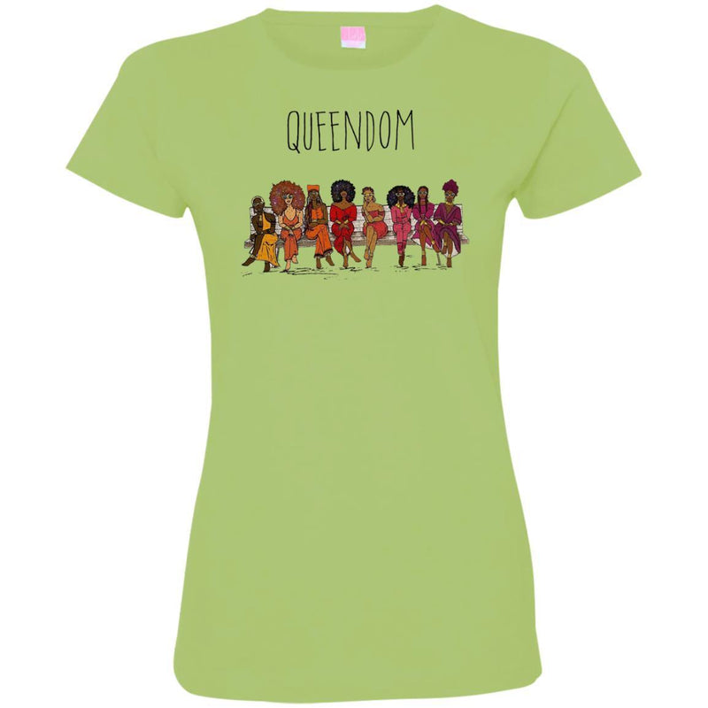 Black Girl T-Shirt Queendom Empowered Clothing For Women Shirts CustomCat