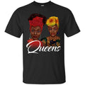 Black Girl T-Shirt Queens African American Girl Tees Gift Shirts CustomCat