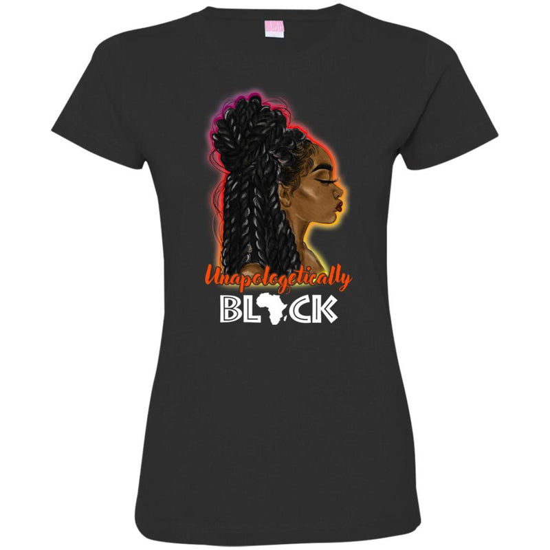 Black Girl T-Shirt Unapologetically Black Shirt Lives Matter Sweat Gift Tees Shirt CustomCat