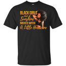 Black Girls Are Sunshine Mixed With A Little Hurricane Black History Month African Pride T Shirts CustomCat