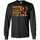 Black Girls Are Sunshine Mixed With A Little Hurricane Black History Month African Pride T Shirts CustomCat