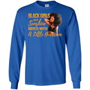 Black Girls Are Sunshine Mixed With A Little Hurricane Black History Month African Pride T Shirts CustomCat