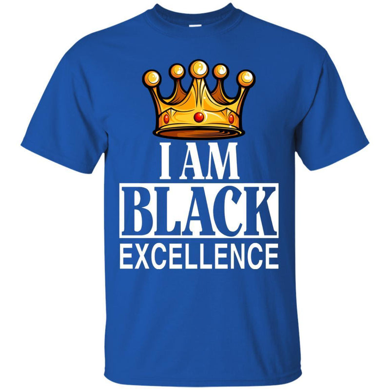 Black History T-Shirt I Am Black Excellence Africa Powers Grads Tees Women's Men's Gift Tee Shirt CustomCat