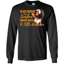 Black Nurses Are Sunshine Mixed With A Little Hurricane Black History Month T Shirts CustomCat