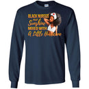 Black Nurses Are Sunshine Mixed With A Little Hurricane Black History Month T Shirts CustomCat