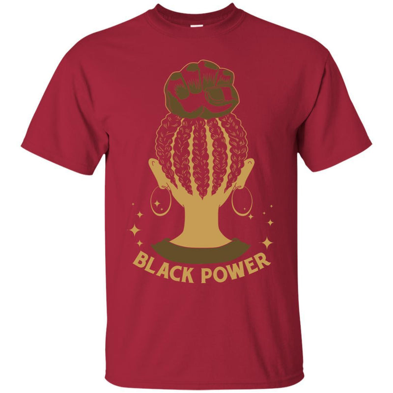 Black Power T-shirt For Queens CustomCat