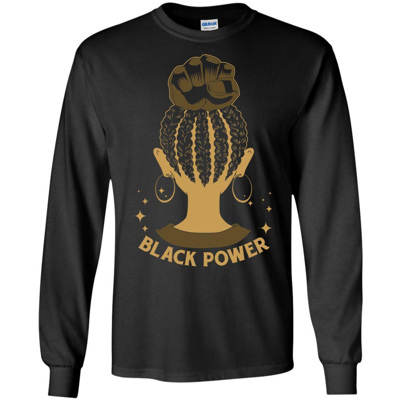 Black Power T-shirt For Queens CustomCat