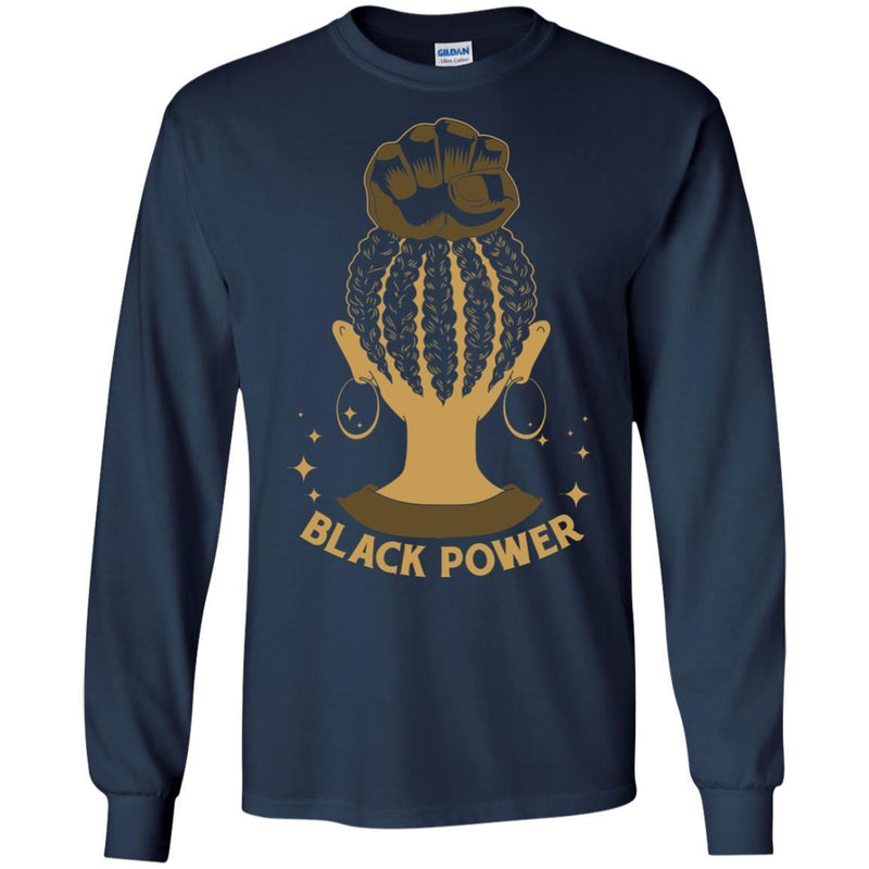 Black Power T-shirt For Queens CustomCat