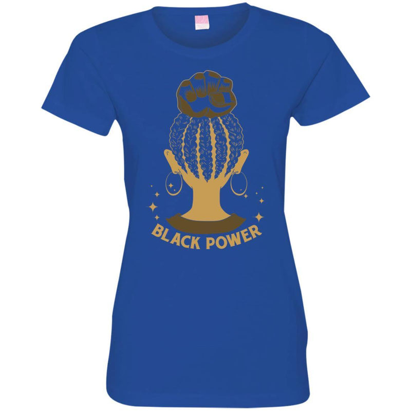 Black Power T-shirt For Queens CustomCat